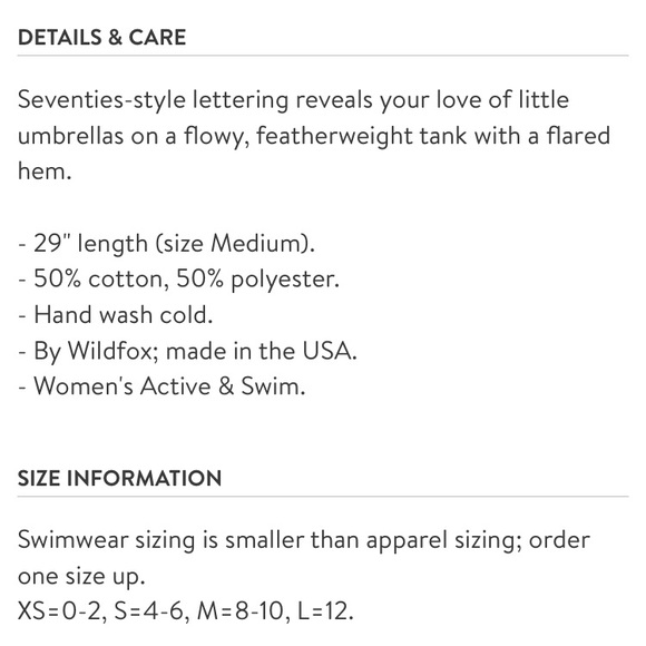 Wildfox Too Many Mai Tais Indiana Coverup Tank - Picture 3 of 3